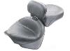 VINTAGE TOURING SEAT WITH DRIVER BACKREST FOR V-STAR 650 CLASSIC/SILVERADO 98-UP (TWO-PIECE)
